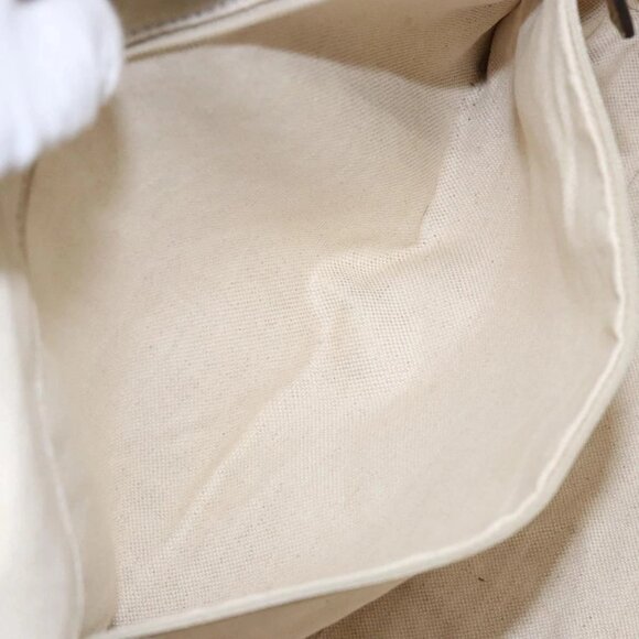 GUCCI GG Canvas Hand Bag Beige Gold 211944 Auth 135993 - Picture 13 of 16